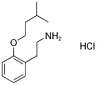 {2-[2-(3-Methylbutoxy)phenyl]ethyl}aminehydrochloride 结构式