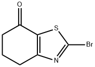 2-溴-5,6-二氢苯并[D]噻唑-7(4H)-酮 结构式