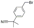 2-(4-(溴甲基)苯基)-2-甲基丙腈 结构式