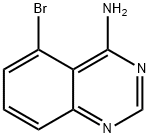 5-溴喹唑啉-4-胺 结构式