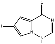 6-碘3H,4H-吡咯并[2,1-F][1,2,4]三嗪-4-酮 结构式