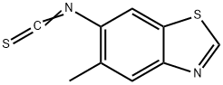 Benzothiazole, 6-isothiocyanato-5-methyl- (9CI) 结构式