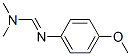 N,N-Dimethyl-N'-(4-methoxyphenyl)formamidine 结构式