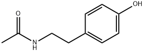 N-乙酰基酪胺 结构式