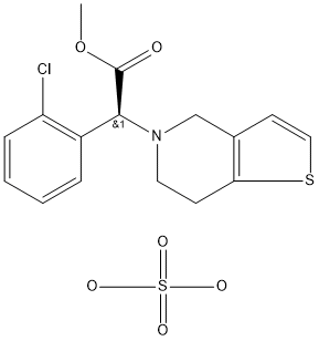 硫酸氯吡格雷 结构式