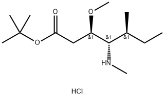 (3R,4S,5S)-tert-Butyl 3-methoxy-5-methyl-4-(methylamino)heptanoate hydrochloride