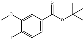 4-Iodo-3-methoxy-benzoic acid tert-butyl ester 结构式