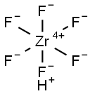 氟锆酸 结构式