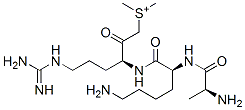 alanyl-lysyl-arginylmethyldimethylsulfonium 结构式