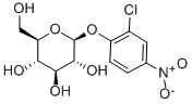 2-氯-4-硝基苯基-BETA-葡萄糖吡喃糖苷 结构式