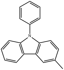 3-甲基-9-苯基-9H-咔唑 结构式