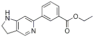 Benzoic acid, 3-(2,3-dihydro-1H-pyrrolo[3,2-c]pyridin-6-yl)-, ethyl ester 结构式