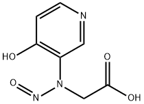 Glycine, N-(4-hydroxy-3-pyridinyl)-N-nitroso- (9CI) 结构式