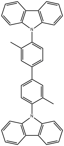 4,4'-双(9-咔唑基)-2,2'-二甲基联苯 结构式