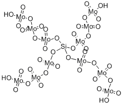 12-MOLYBDOSILICIC ACID 结构式