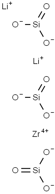 LITHIUM ZIRCONIUM SILICATE 结构式