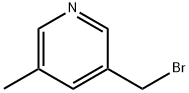 3-甲基-5-溴甲基吡啶 结构式