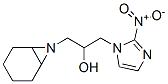 α-[(2-Nitro-1H-imidazole-1-yl)methyl]-7-azabicyclo[4.1.0]heptane-7-ethanol 结构式