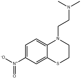 N,N-diMethyl-2-(7-nitro-2,3-dihydrobenzo[b][1,4]thiazin-4-yl)ethanaMine 结构式