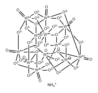氧化钨铵 结构式