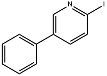 2-碘-5-苯基吡啶 结构式