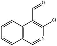 3-氯异喹啉-4-甲醛 结构式