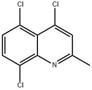 2-甲基-4,5,8-三氯甲基喹啉 结构式