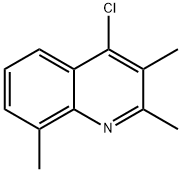 4-CHLORO-2,3,8-TRIMETHYLQUINOLINE 结构式