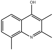 2,3,8-三甲基喹啉-4-醇 结构式