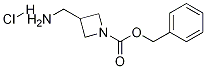 1-CBZ-3-AMINOMETHYLAZETIDINE-HCL 结构式