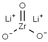 锆酸锂 结构式