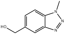 1-甲基-1H-苯并三唑-5-甲醇 结构式