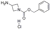 1-苄氧羰基-3-氨基氮杂环丁烷盐酸盐 结构式