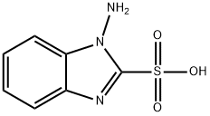 1-氨基苯并咪唑-2-磺酸 结构式