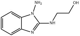 Ethanol, 2-[(1-amino-1H-benzimidazol-2-yl)amino]- (9CI) 结构式