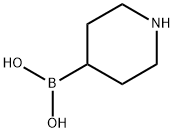 哌啶-4-硼酸 结构式