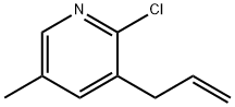3-Allyl-2-chloro-5-methylpyridine 结构式