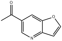 1-(呋喃[3,2-B]吡啶-6-基)乙酮 结构式