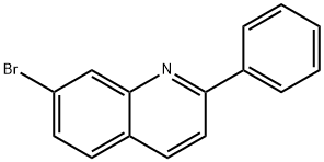 2-苯基-7-溴喹啉 结构式