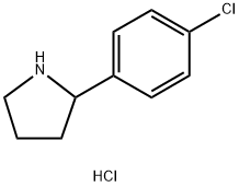 	2-(4-氯苯基)吡咯烷盐酸盐 结构式