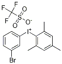 (3-BROMOPHENYL)(2,4,6-TRIMETHYLPHENYL)IODONIUM TRIFLATE 结构式