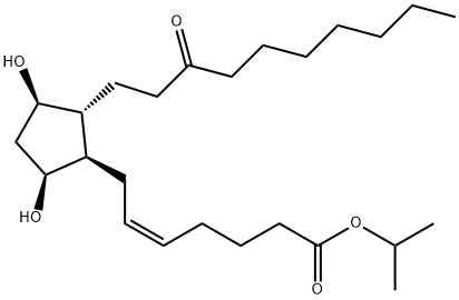 异丙基乌诺前列酮 结构式