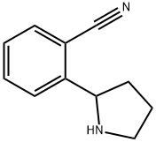 2-(2-吡咯烷基)苯甲腈 结构式
