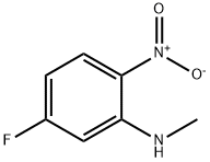 5-氟-N-甲基-2-硝基苯胺 结构式