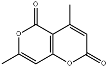 4,7-Dimethyl-2H,5H-pyrano[4,3-b]pyran-2,5-dione 结构式