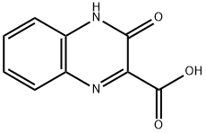 3-羟基-2-喹喔啉羧酸 结构式