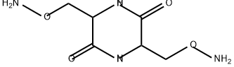 环丝氨酸哌嗪二酮 结构式