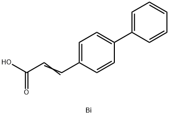 Bismuth 3-(4-biphenylyl)acrylate 结构式