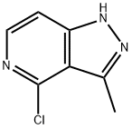 4-氯-3-甲基-1H-吡唑并[4,3-C]吡啶 结构式