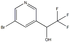 1-(5-溴吡啶-3-基)-2,2,2-三氟乙醇 结构式